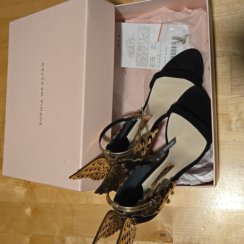 Sophia Webster Black Evangeline 85 🦋 *Price is firm